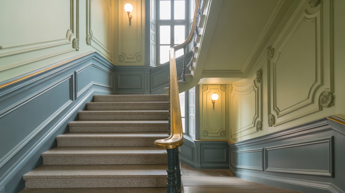 Trapphusrenovering Målning